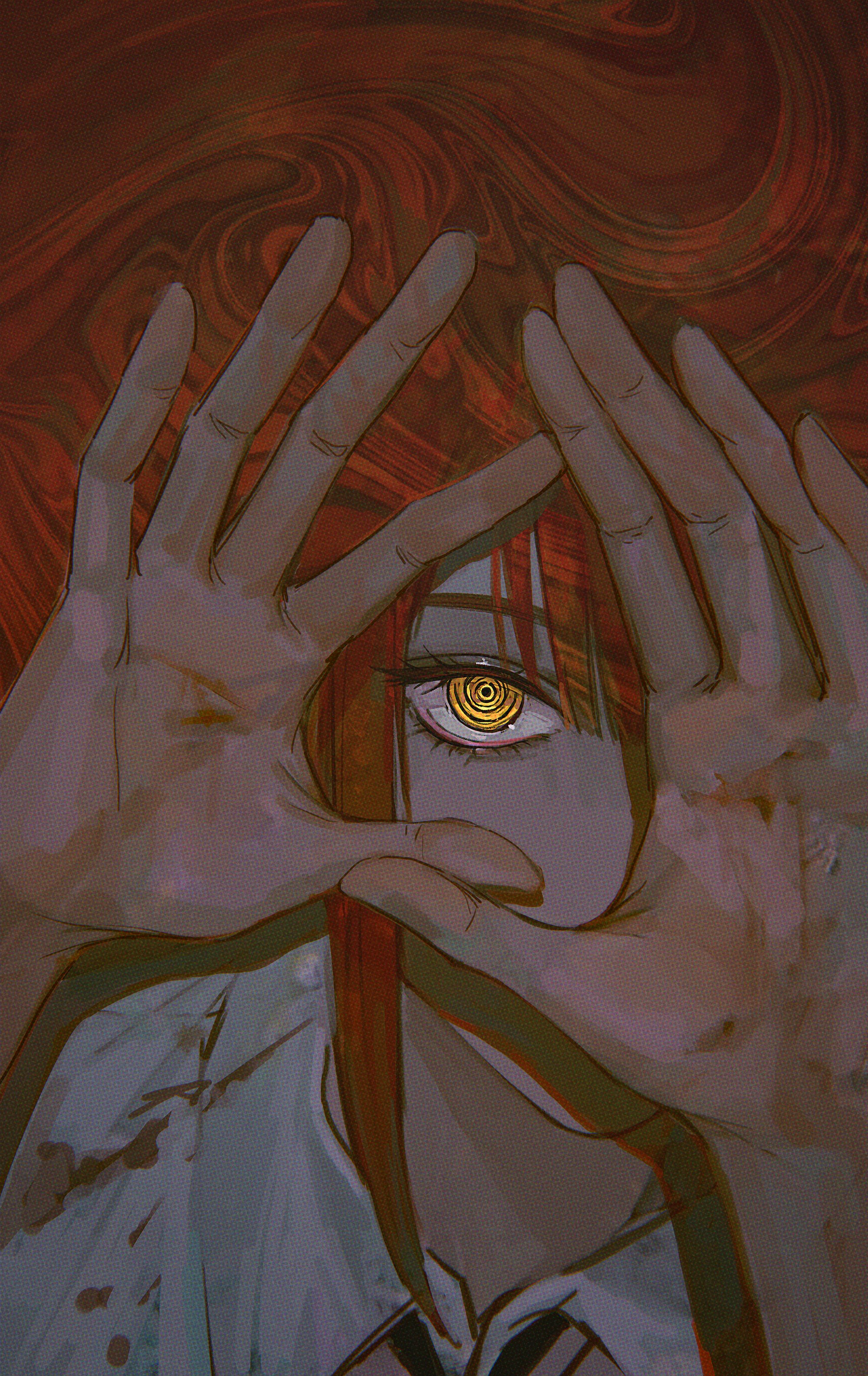 黄眼睛｜马尾辫｜马基马电锯人