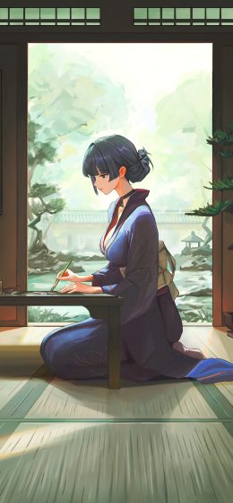 插图｜庆历夜｜动漫女孩