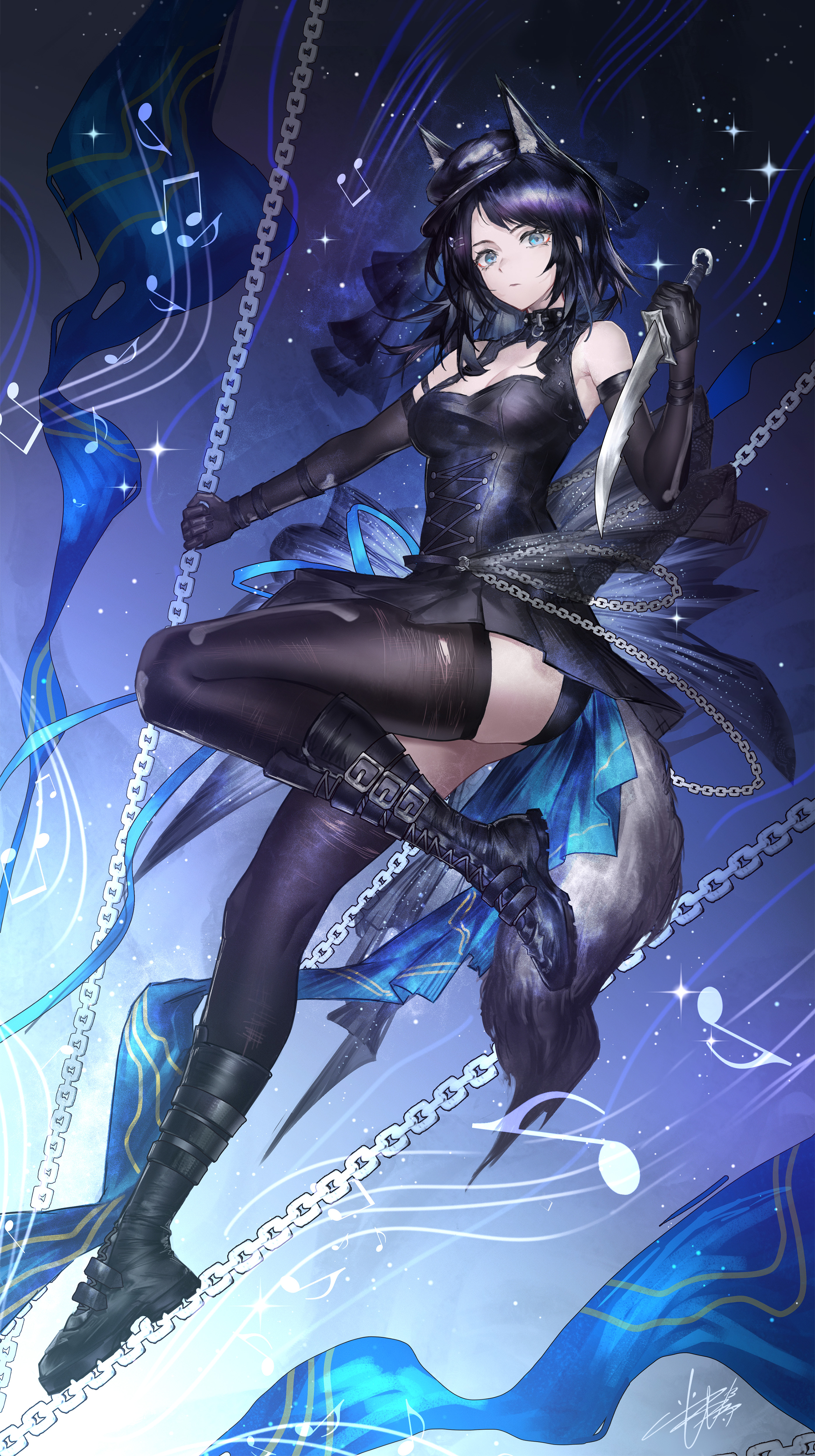 方舟之夜｜动漫女孩｜肘部手套