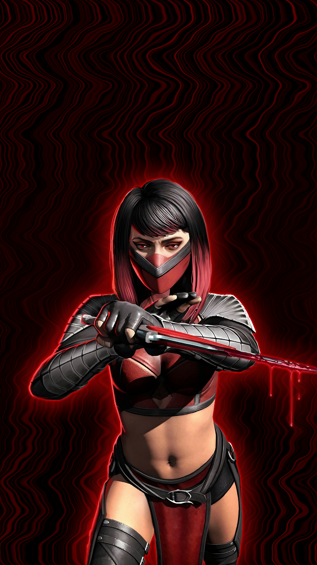 AKN｜红色背景｜视频游戏艺术