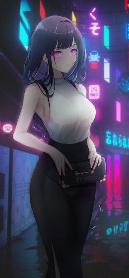 紫色头发｜编辑｜原神冲击