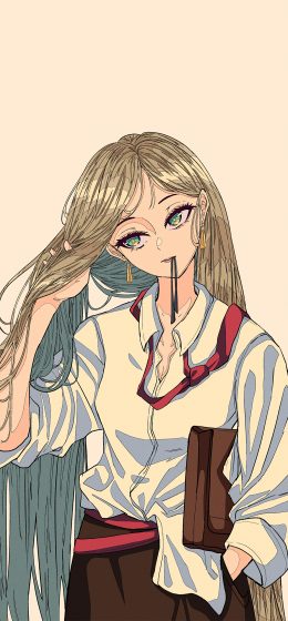 动漫女孩｜头部倾斜｜动漫