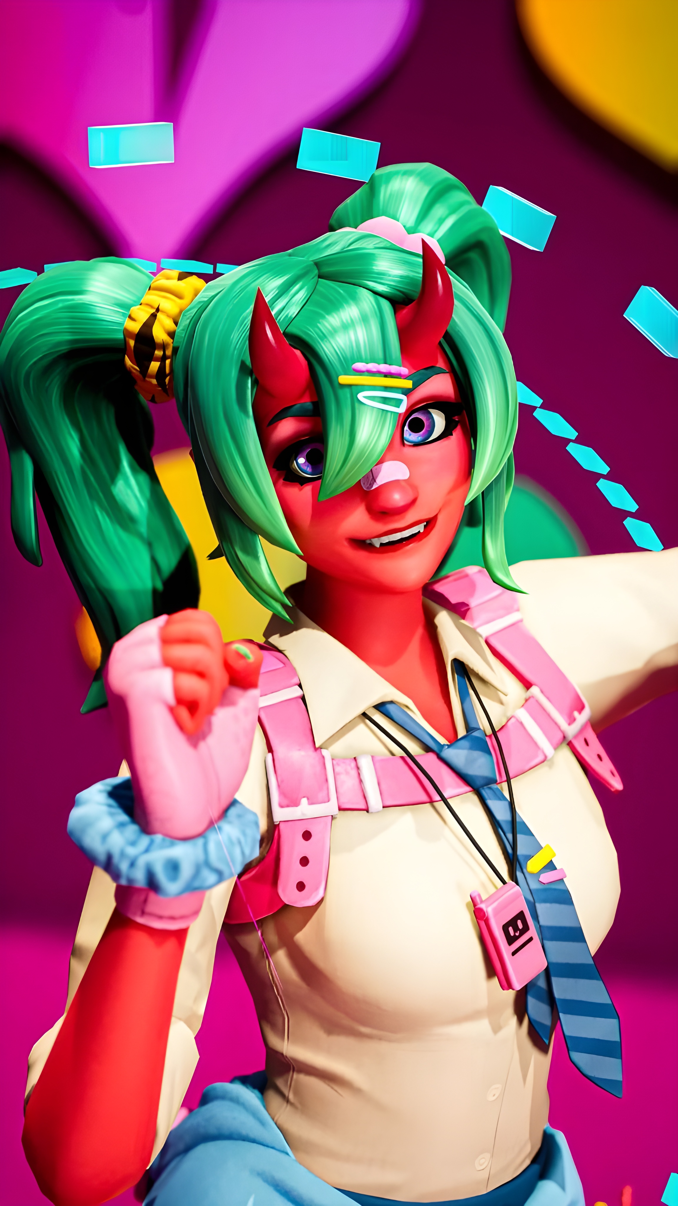 双马尾｜视频游戏｜堡垒之夜