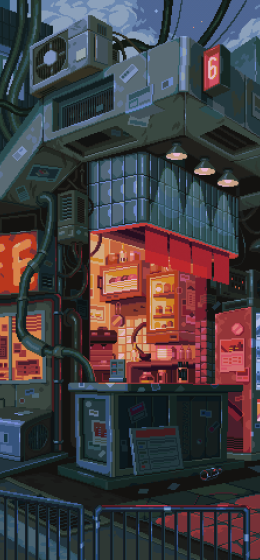 纵向显示｜像素艺术｜数字艺术