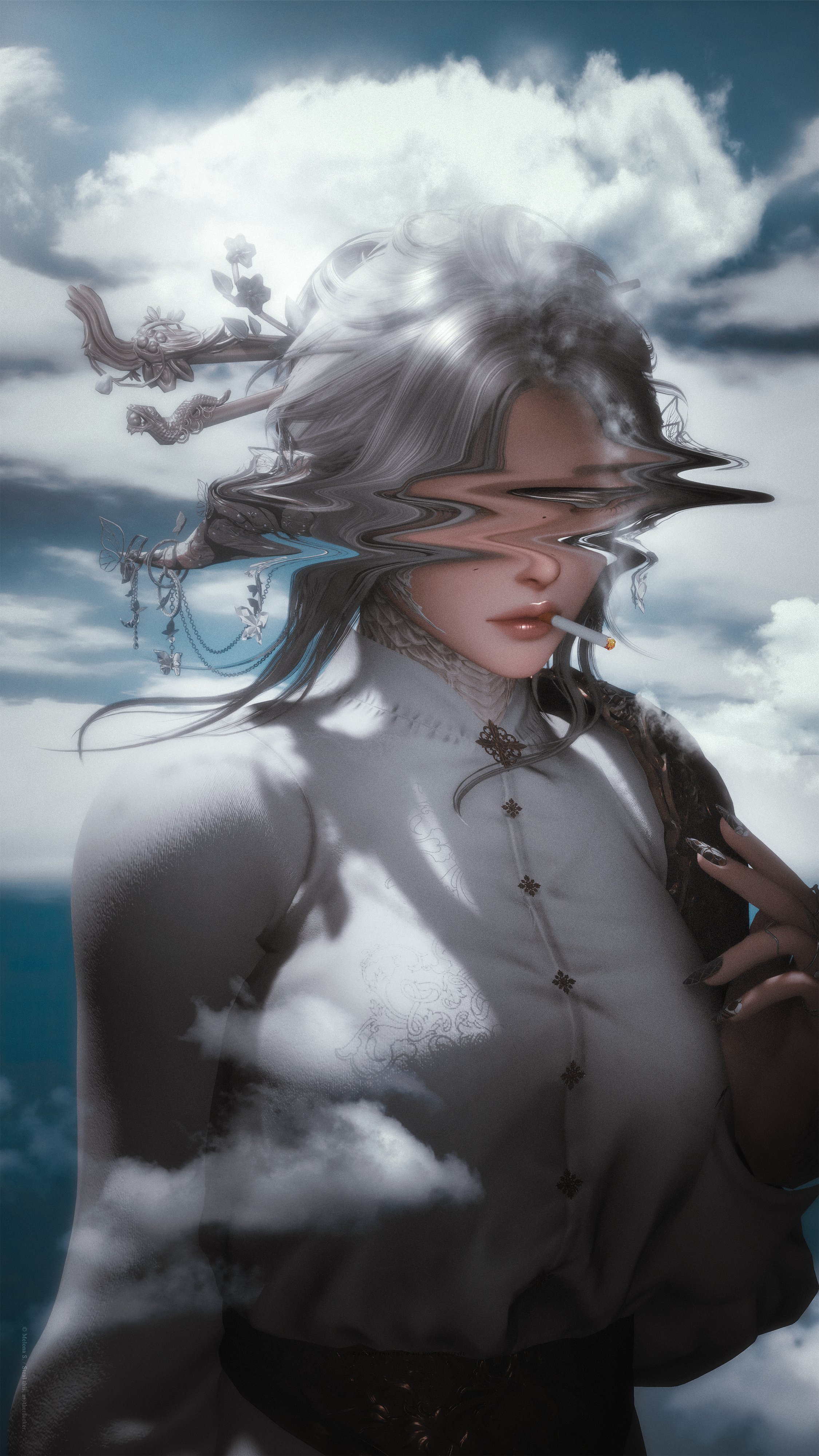 女性｜数字艺术｜梅洛纳萨瓦拉