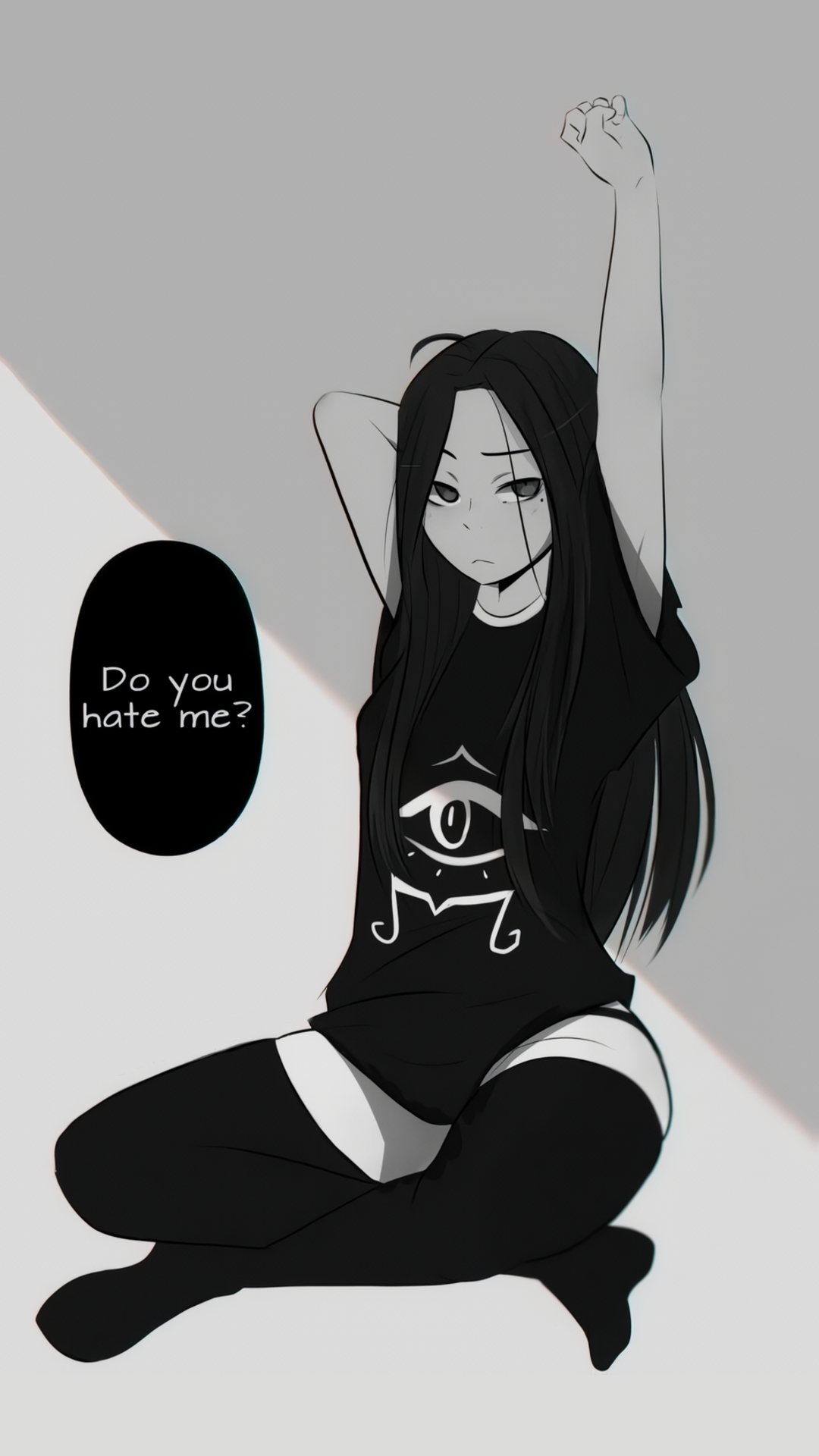 纵向显示｜哥特｜单色