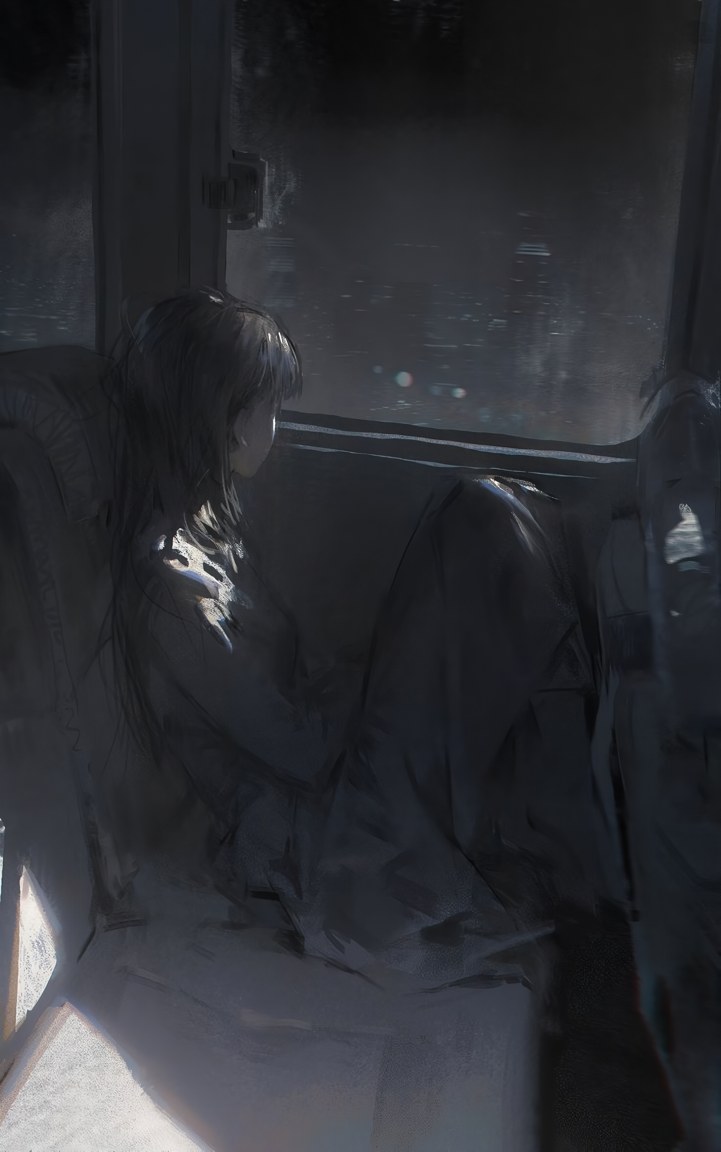 数字艺术｜沉闷｜忧郁的