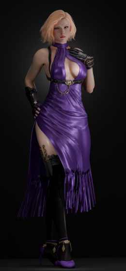 金发女郎｜视频游戏角色｜尼娜·威廉姆斯铁拳