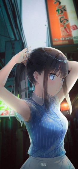 街道｜动漫女孩｜日本