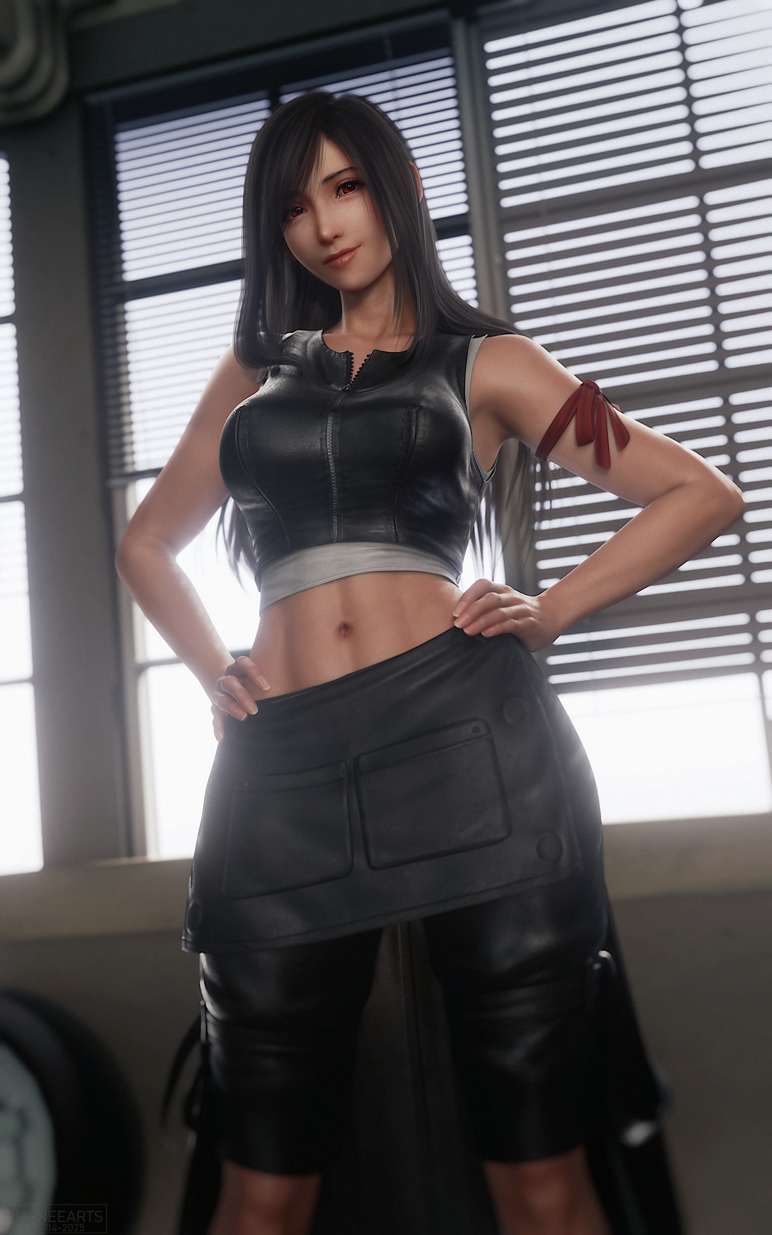 最终幻想系列｜计算机图形学｜电子游戏女孩