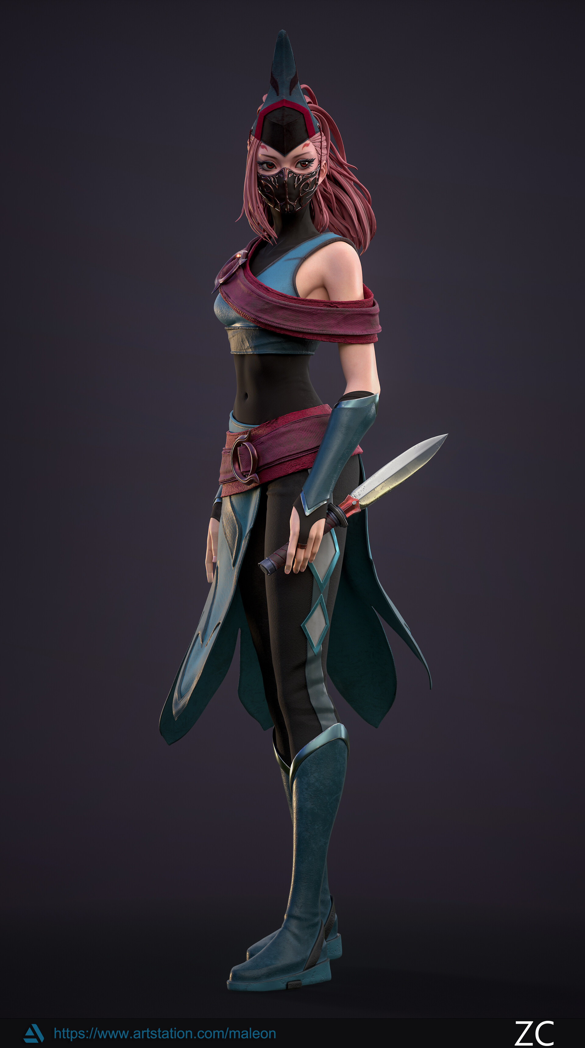 计算机图形学｜面具｜匕首