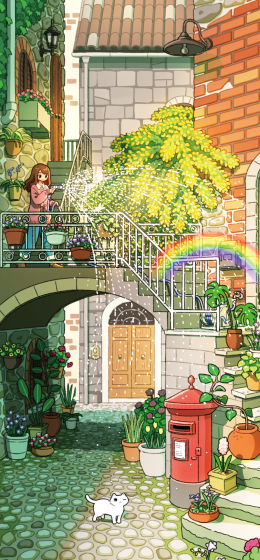 彩虹｜猫｜欧洲建筑