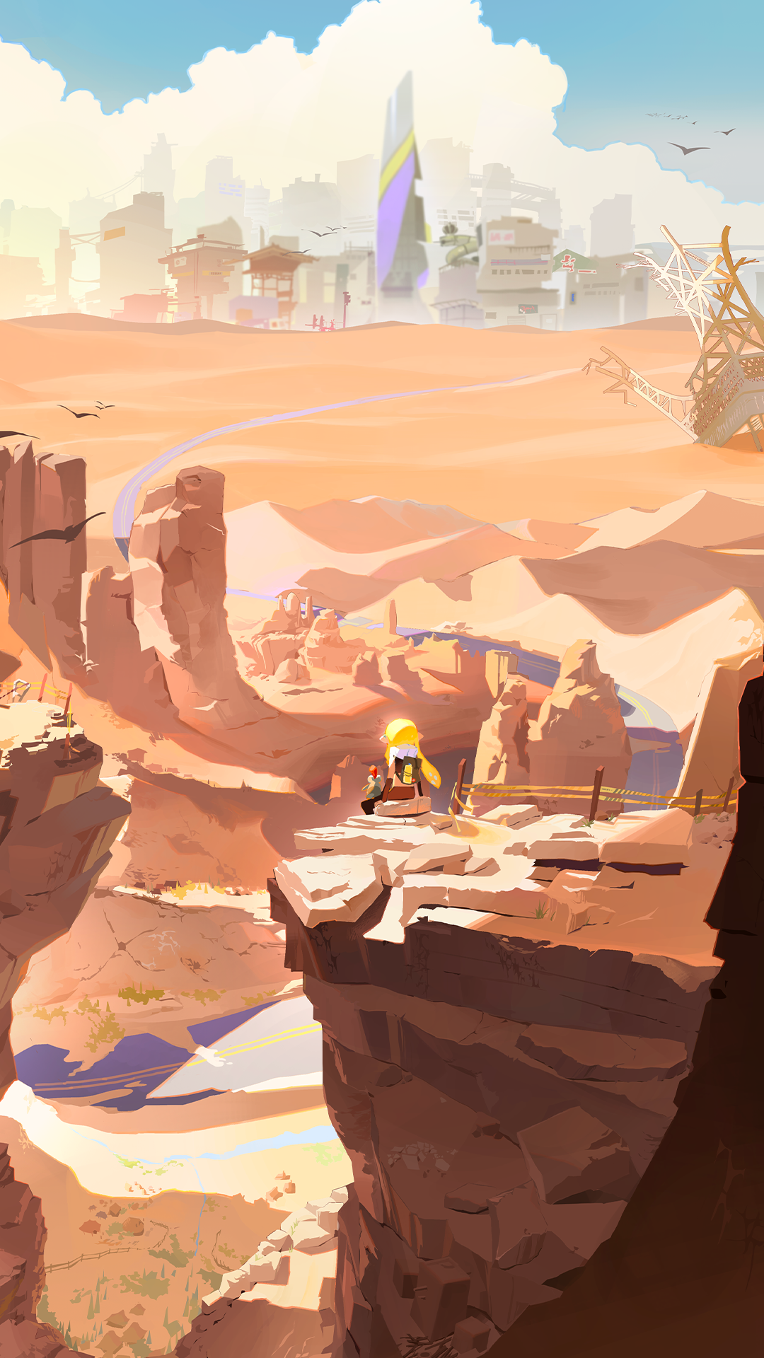 乌贼娘｜喷射战士｜沙漠