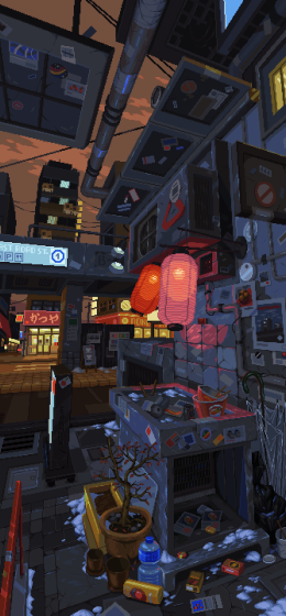 数字艺术｜像素艺术｜城市