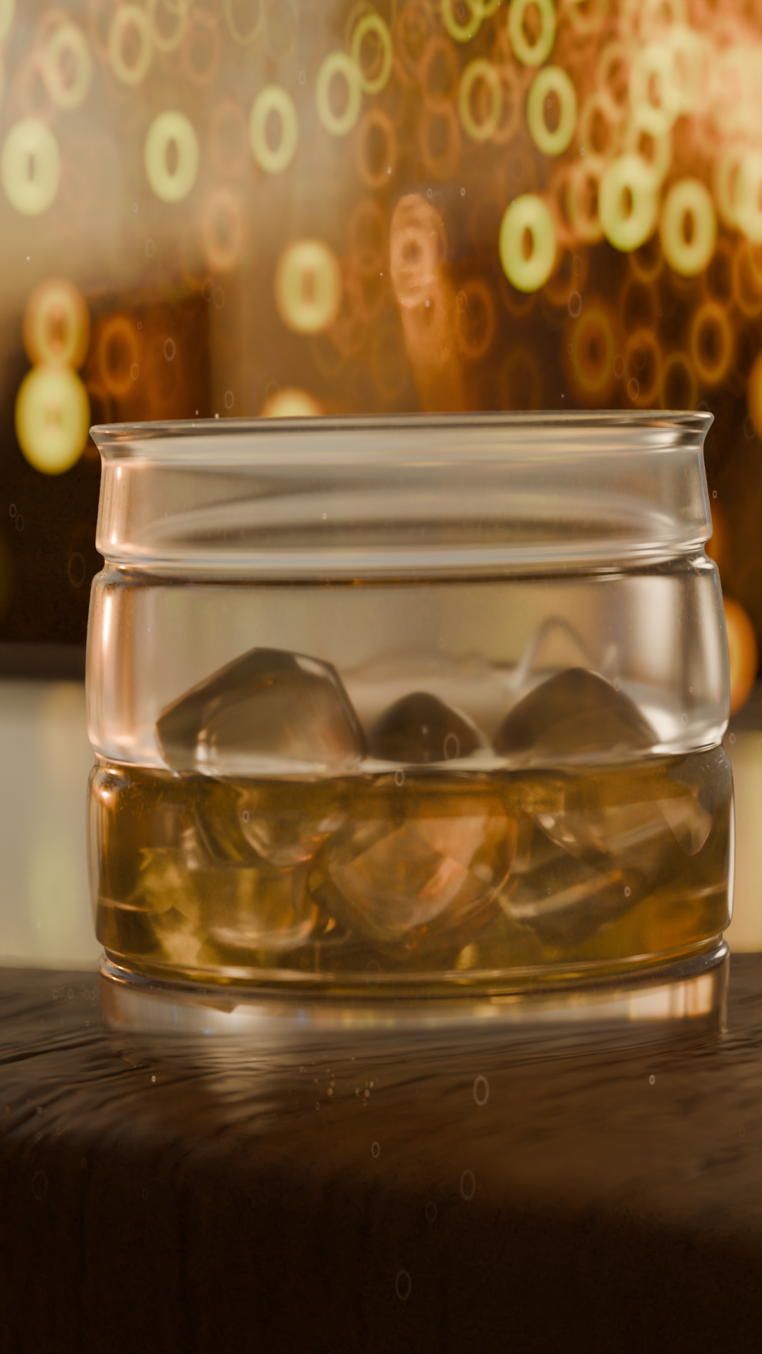 温暖的｜威士忌酒杯｜喝