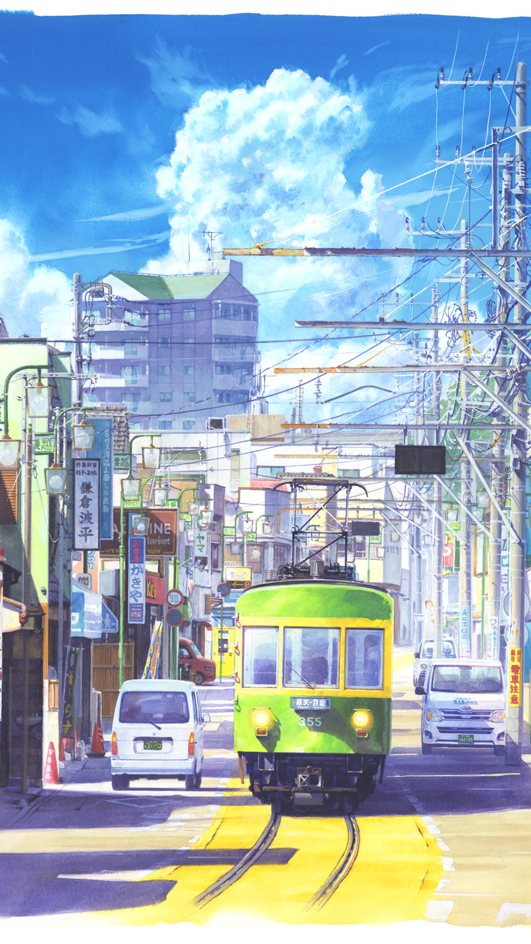 铁路｜水彩｜车辆