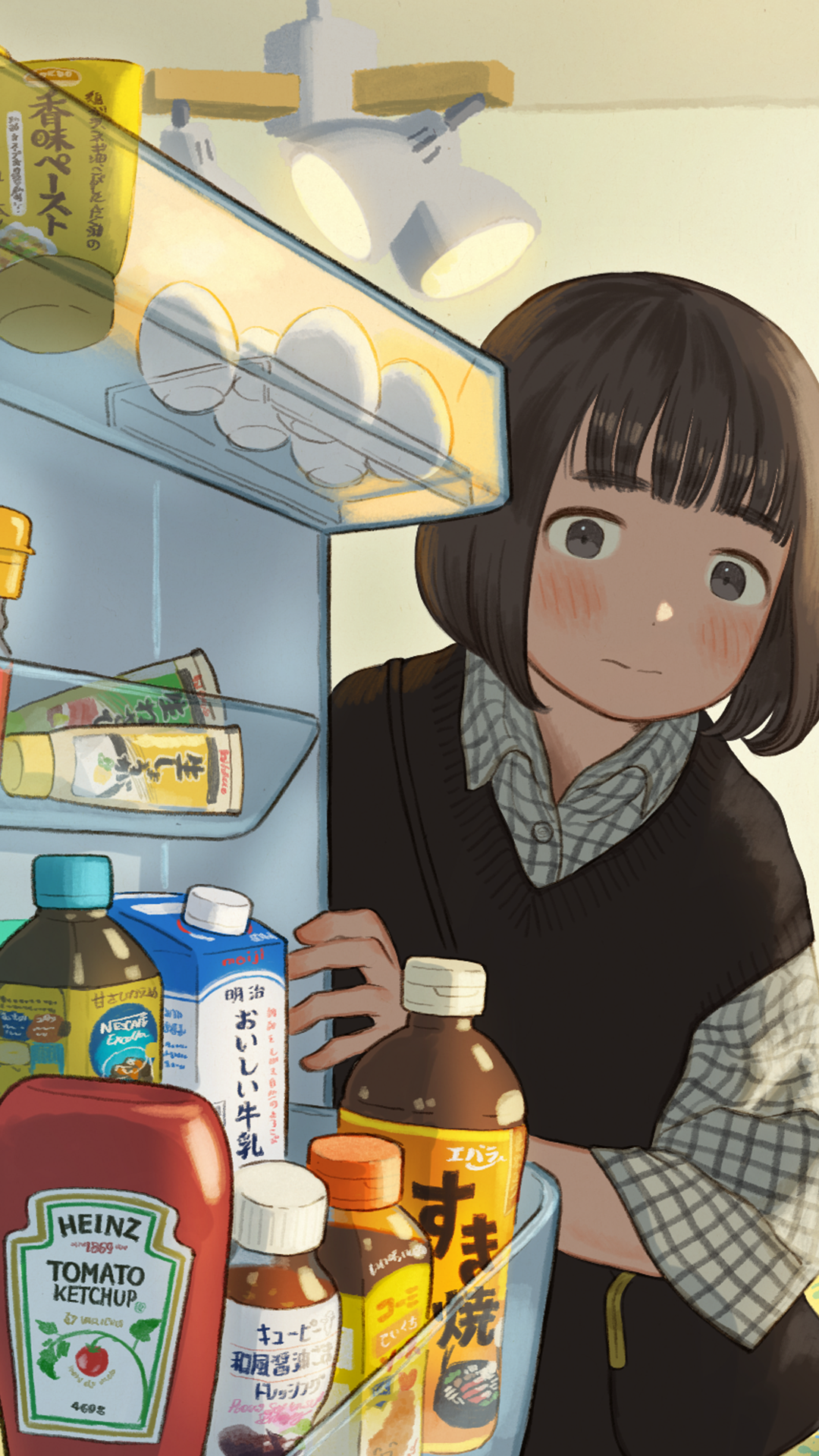 冰箱｜食物｜棕色的眼睛