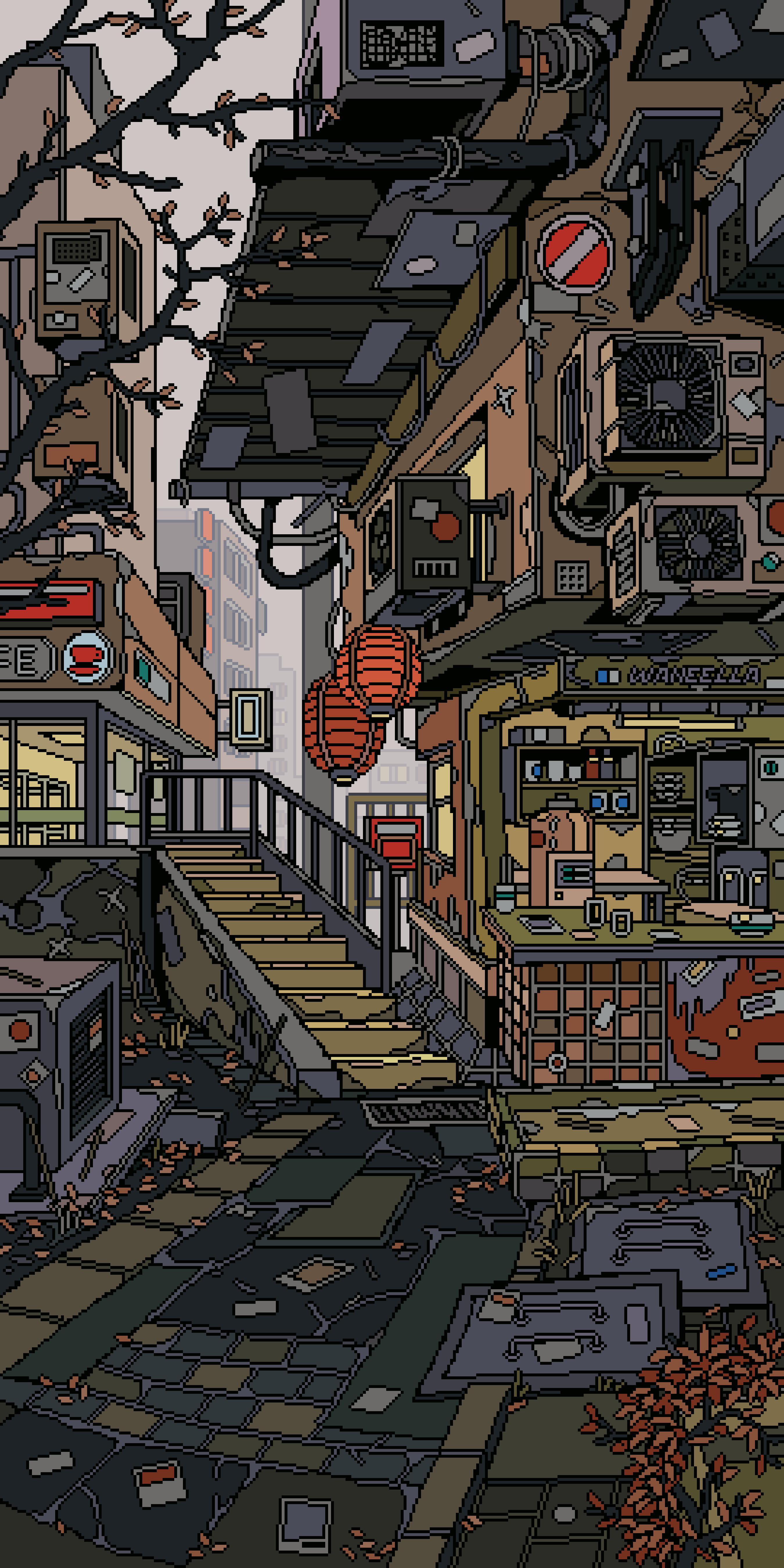 数字艺术｜像素艺术｜纵向显示