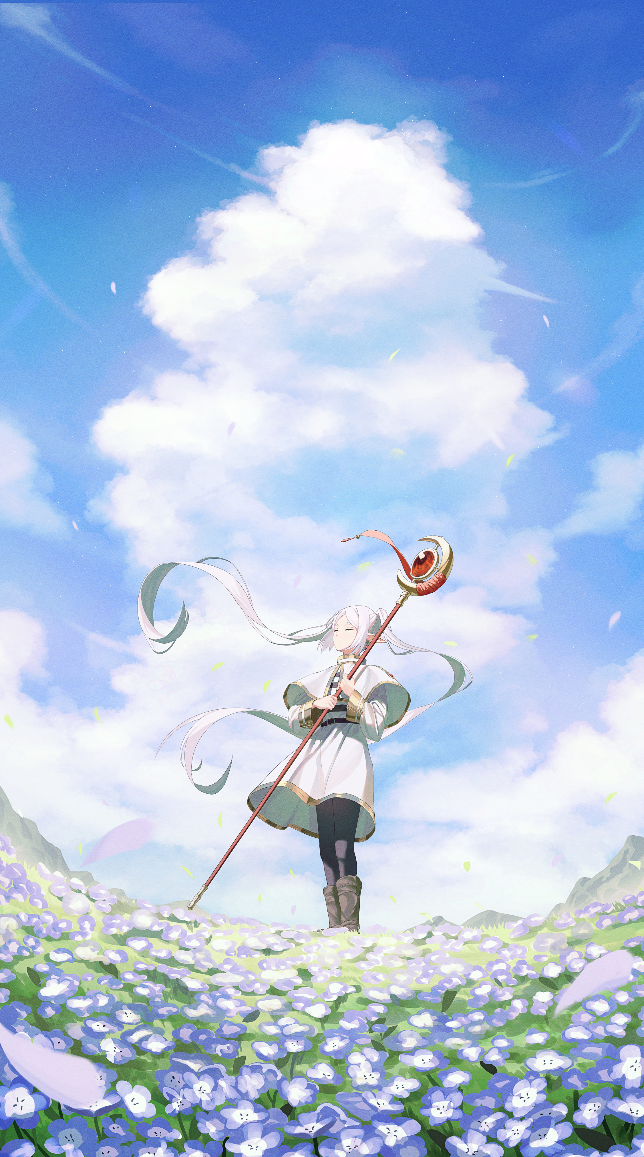 搜搜的朋友｜动漫女孩｜纵向显示