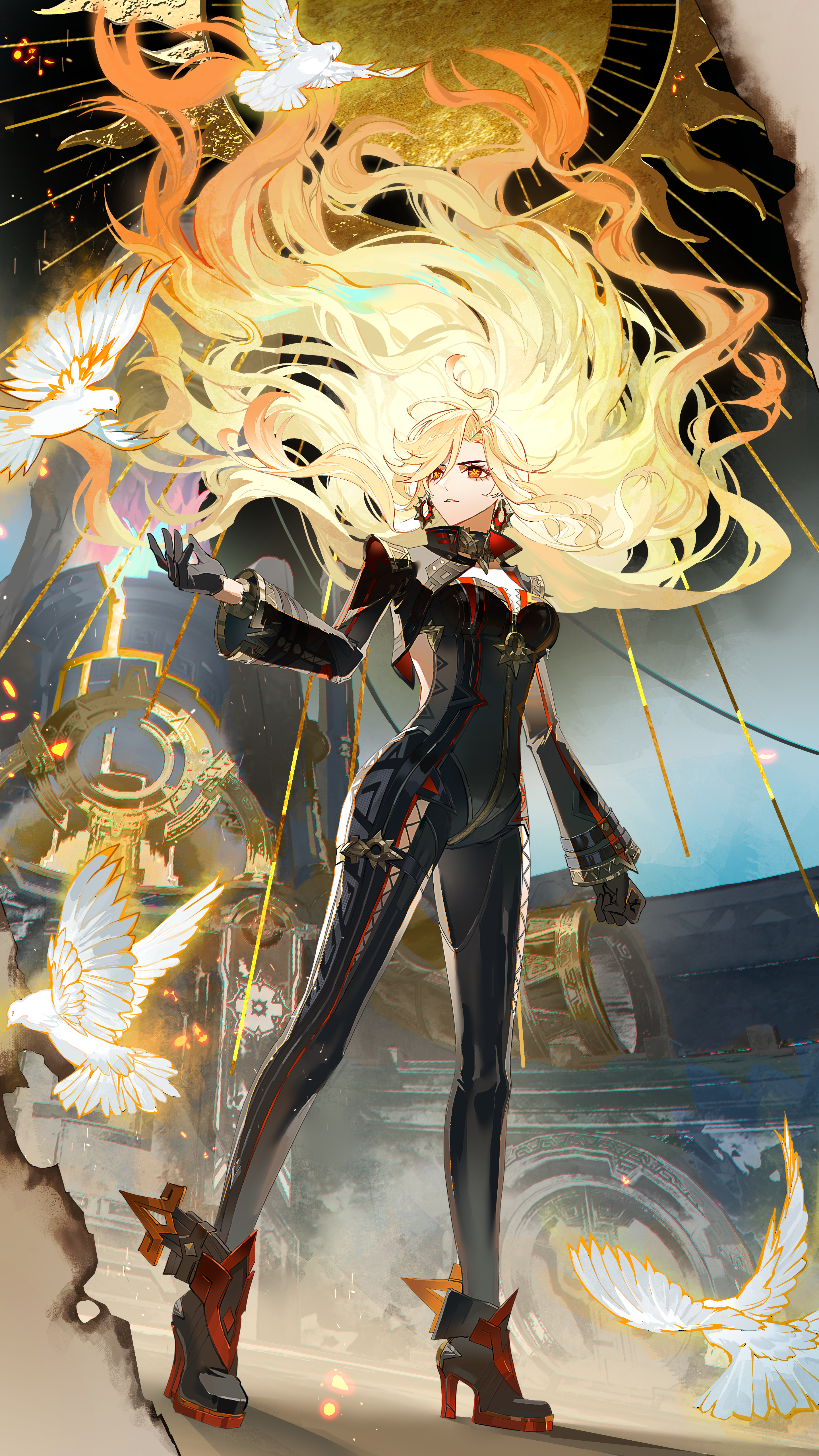 原神冲击｜动漫女孩｜长头发