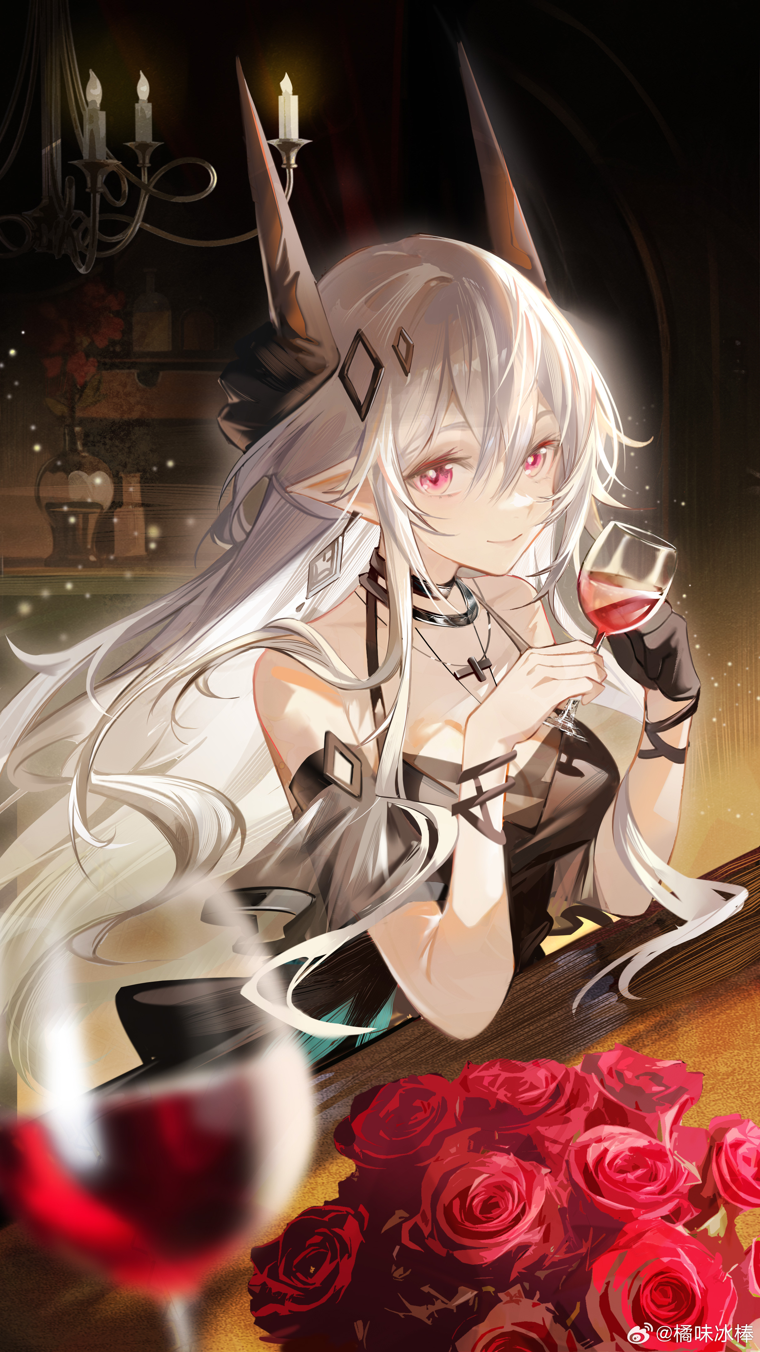 方舟之夜｜动漫女孩｜白头发