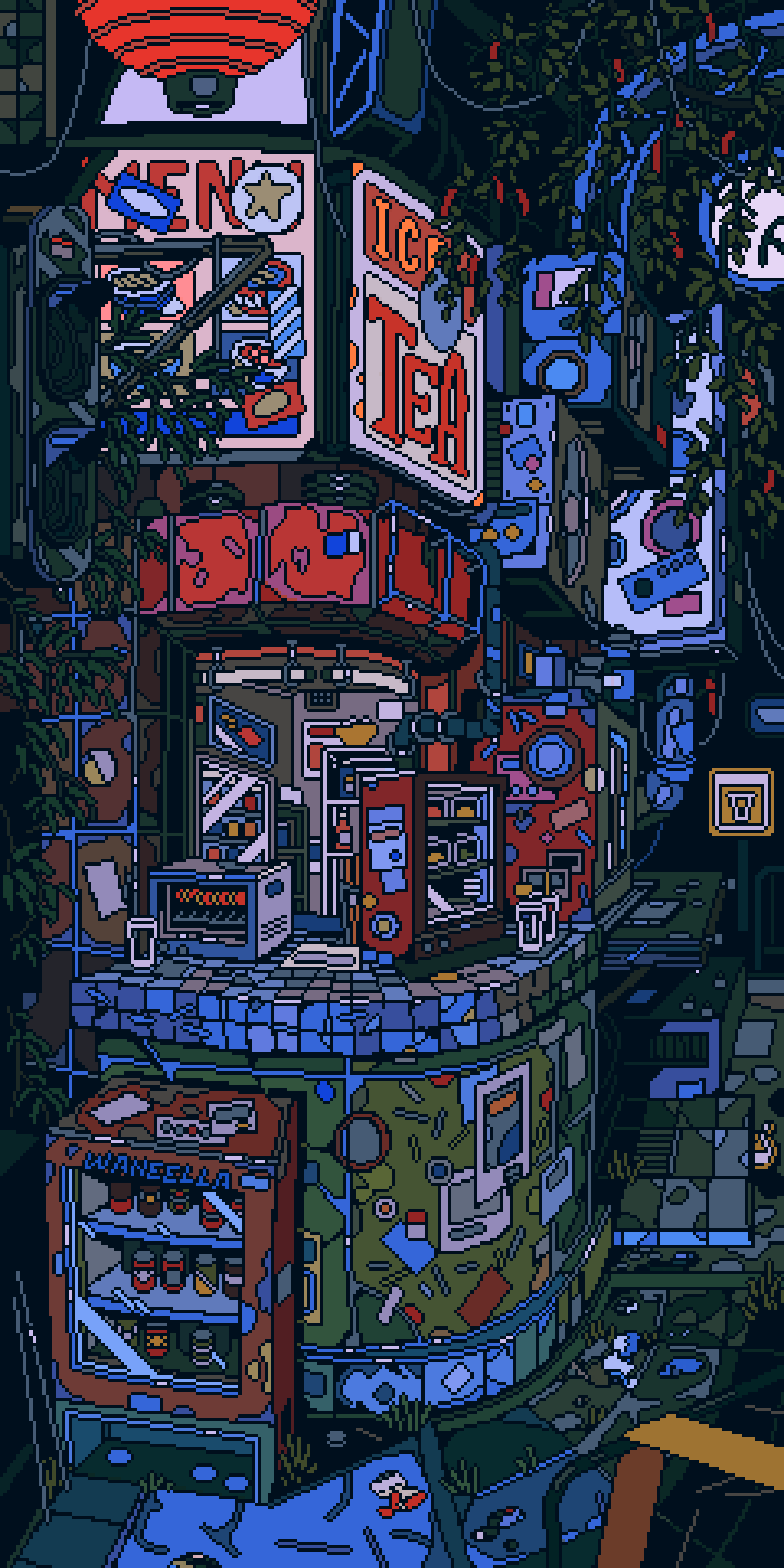 数字艺术｜纵向显示｜瓦尼埃拉