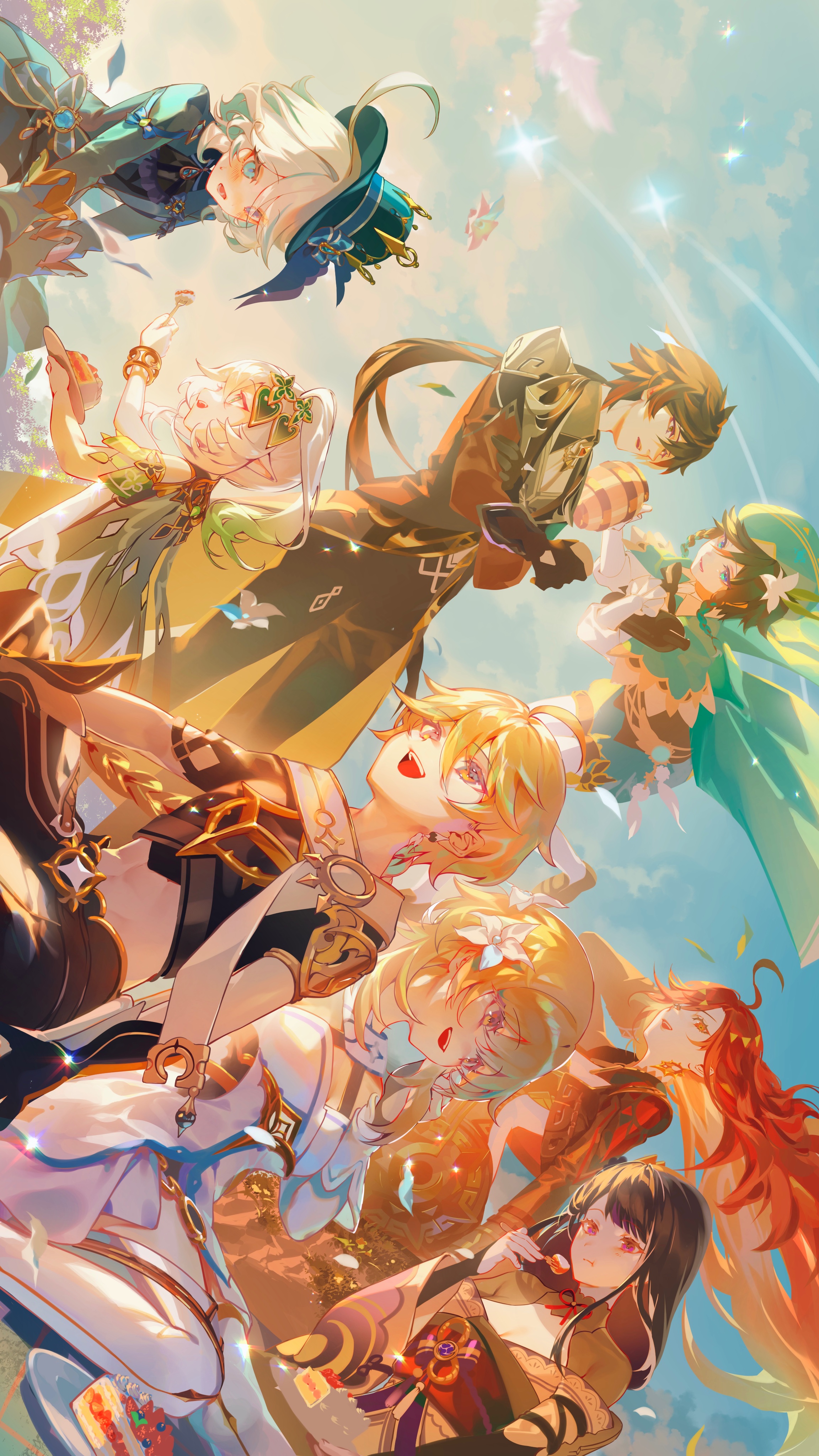 动漫女孩｜纵向显示｜长头发