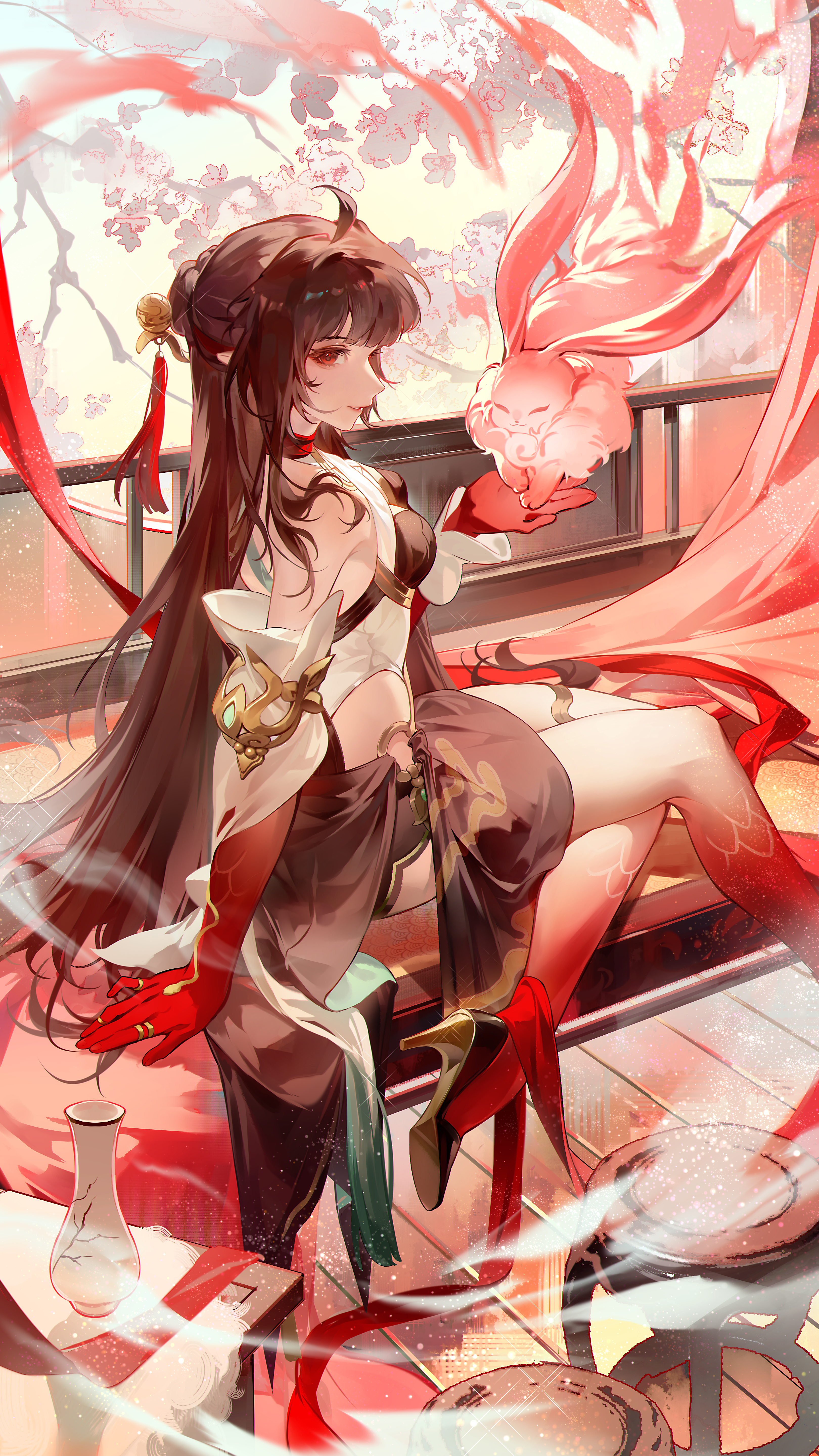 坐着｜纵向显示｜菱莎崩坏星轨