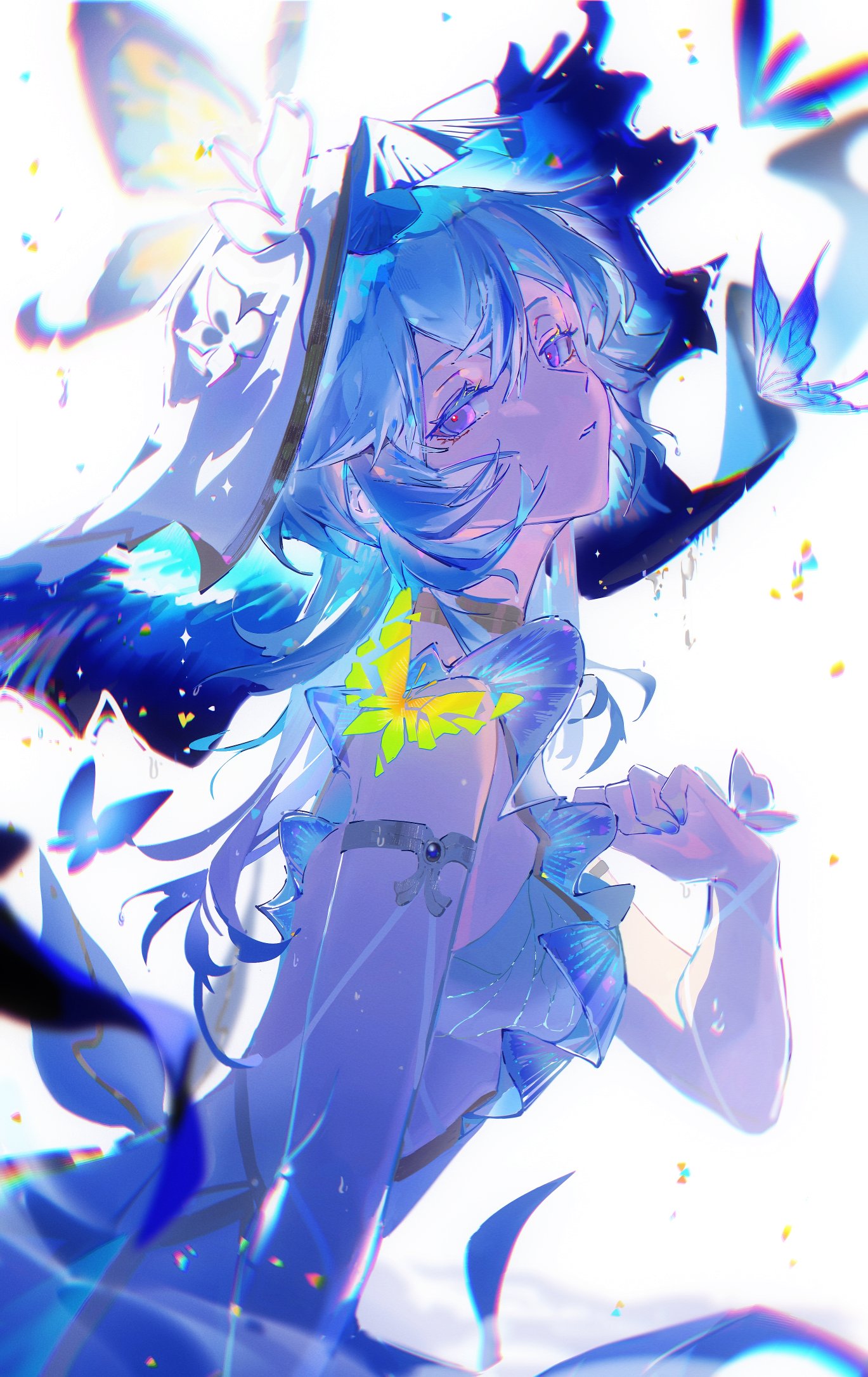 动漫女孩｜比尤伊｜呼啸的波浪