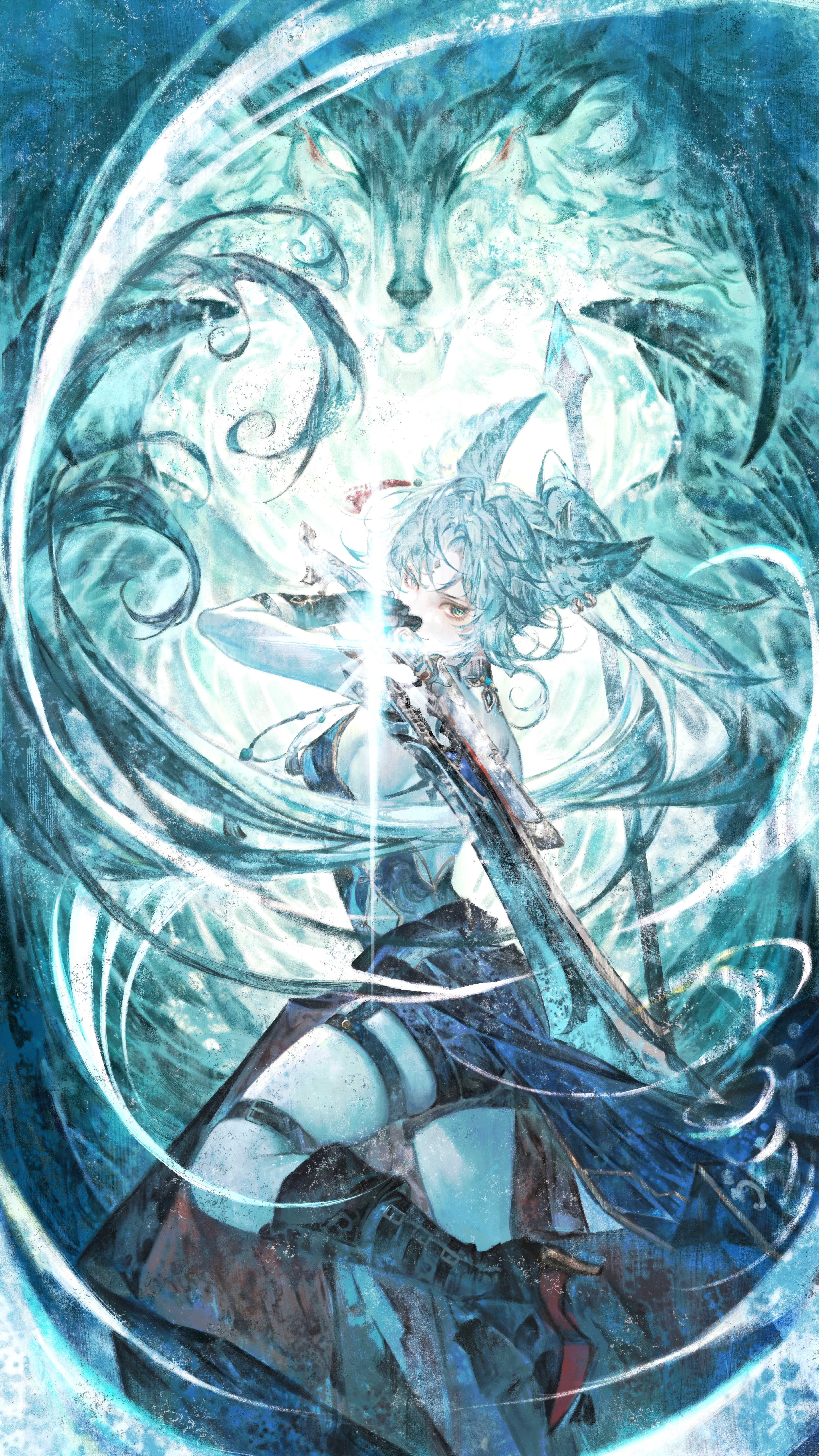 动漫女孩｜飞霄崩坏星轨｜长头发