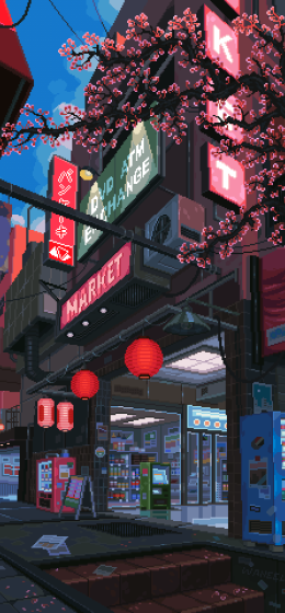 瓦尼埃拉｜像素艺术｜树