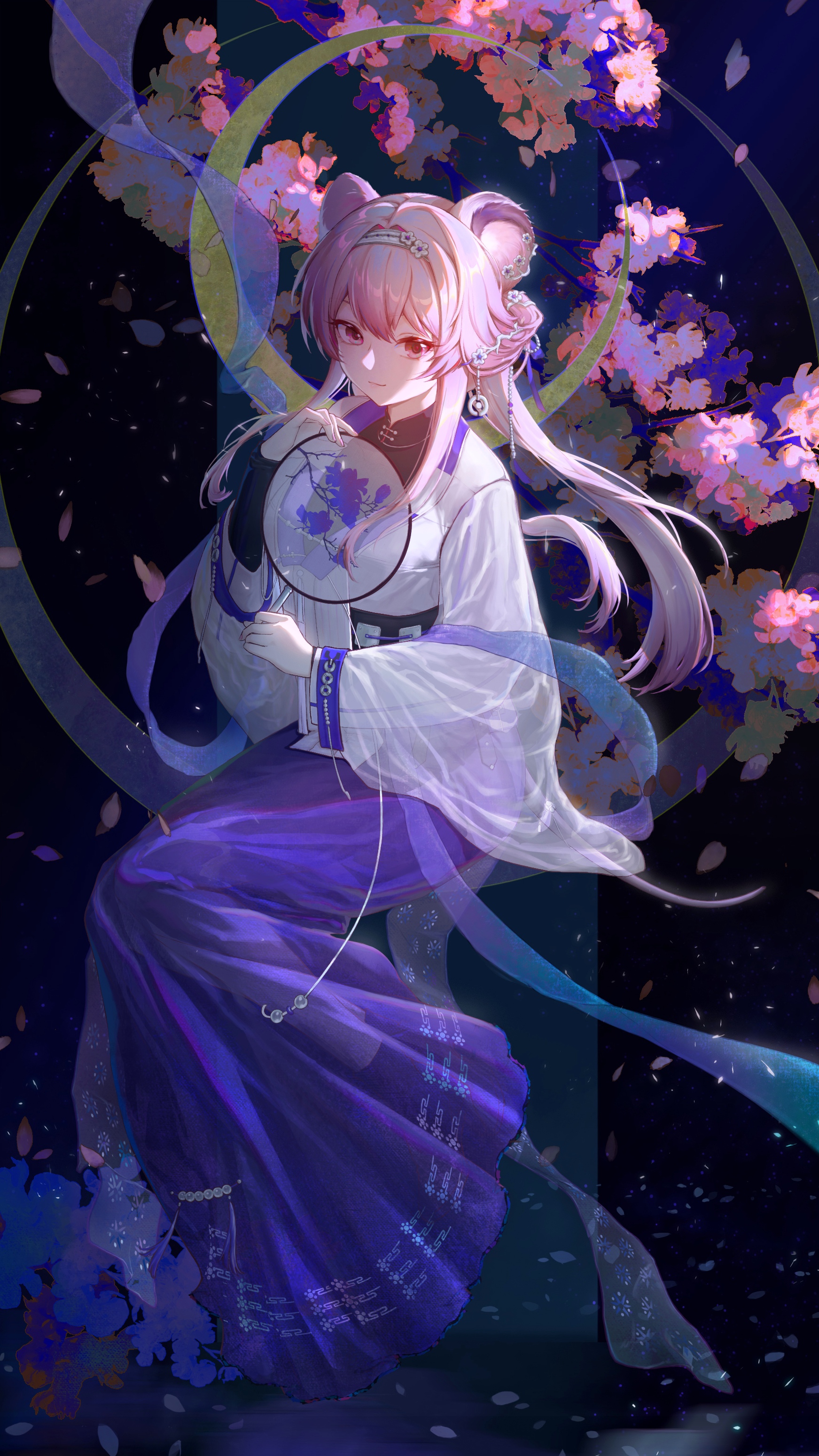 看着观众｜林雨霞明日方舟｜动漫女孩