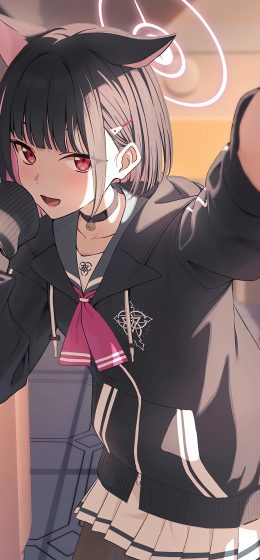 动漫女孩｜动漫｜微笑着