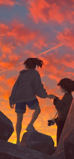 没有袜子｜动漫女孩｜动漫