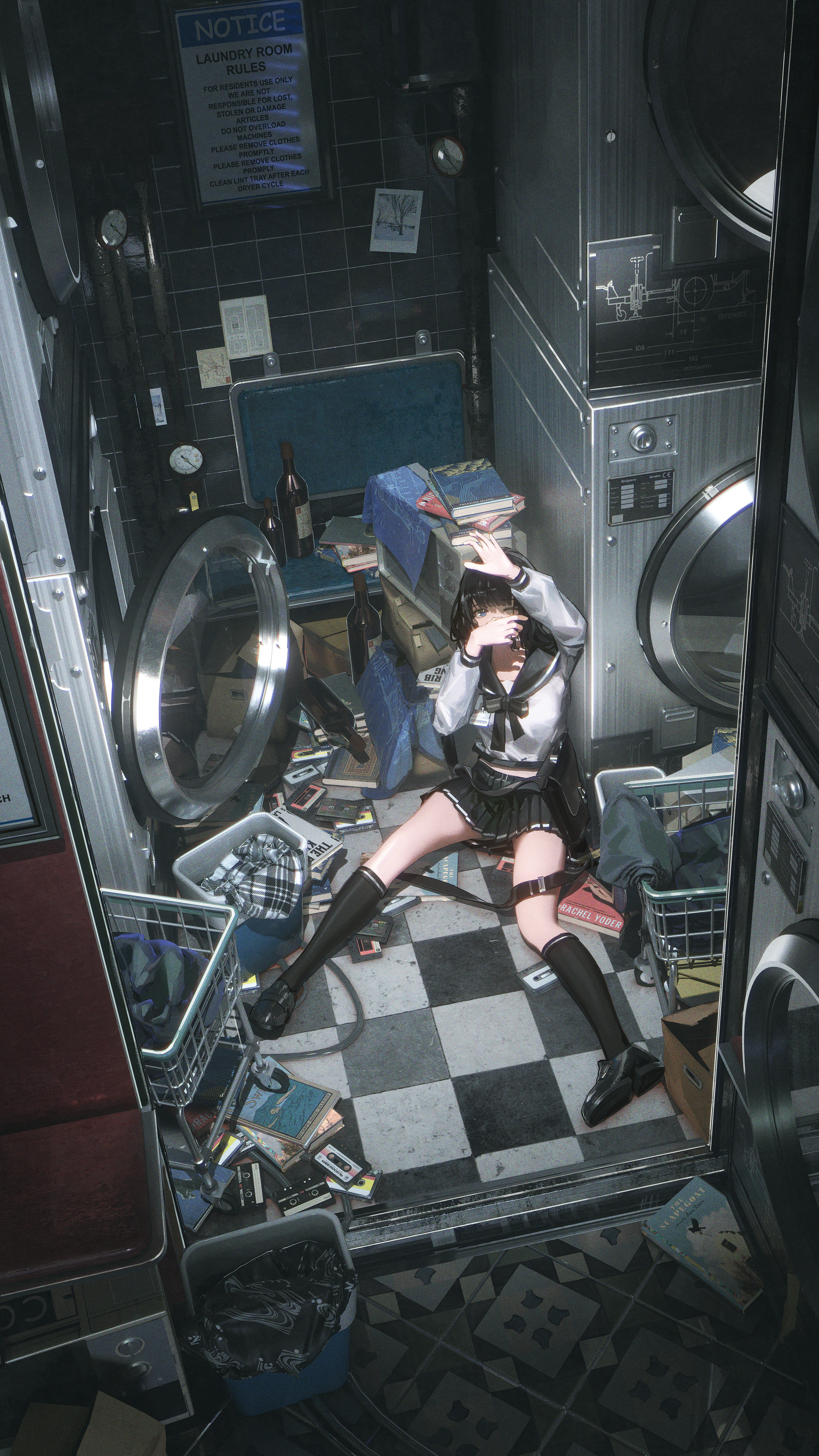 动漫女孩｜数字艺术｜小说