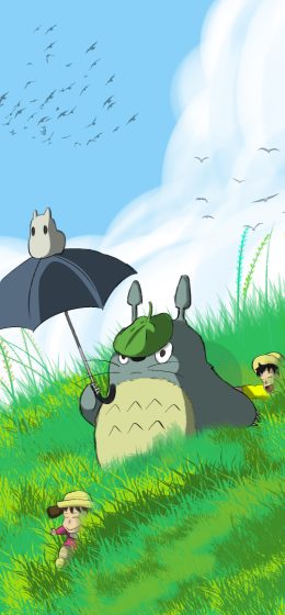 孩子们｜伞｜龙猫