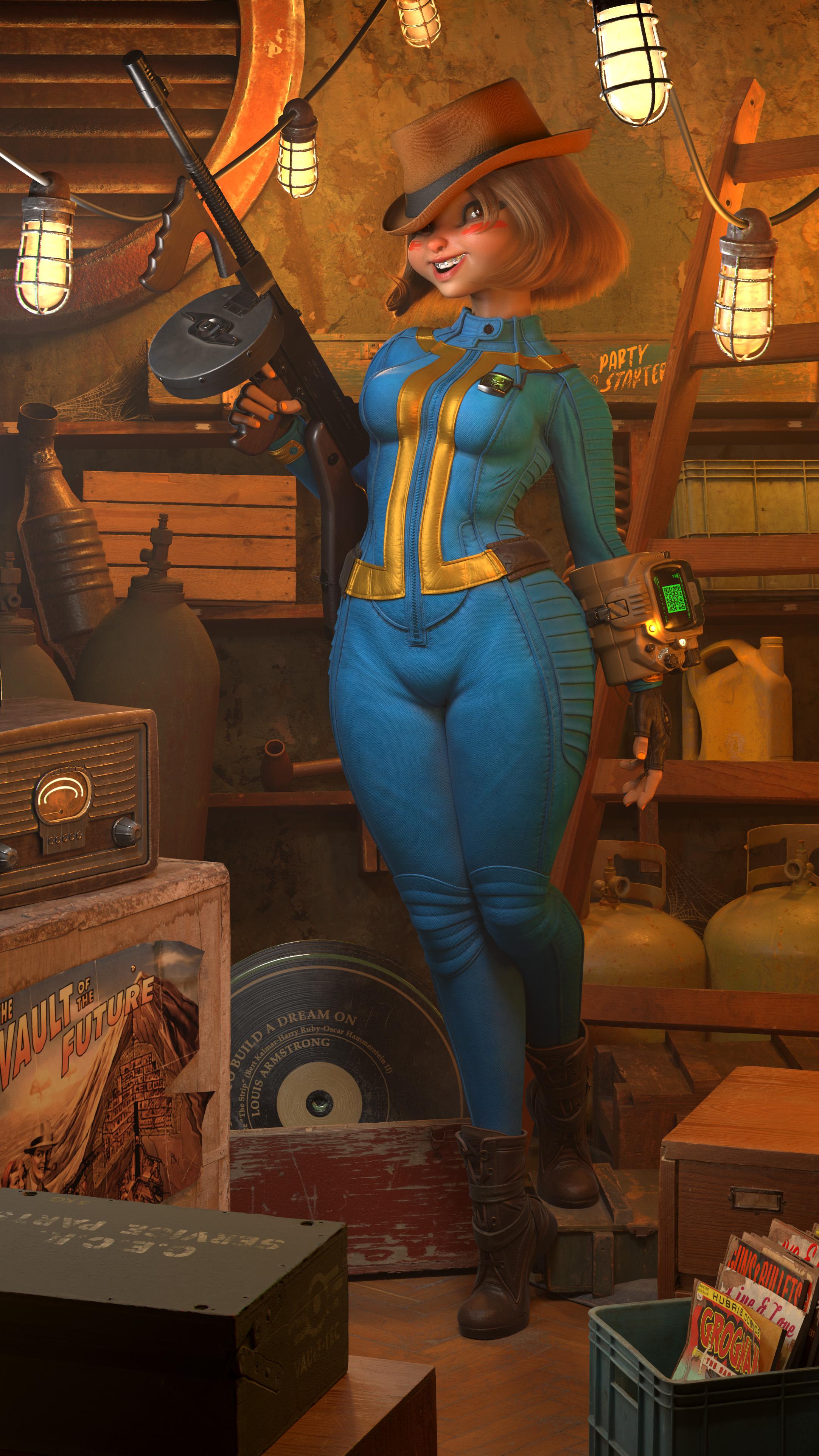 避难所居民｜跳马女孩｜纵向显示