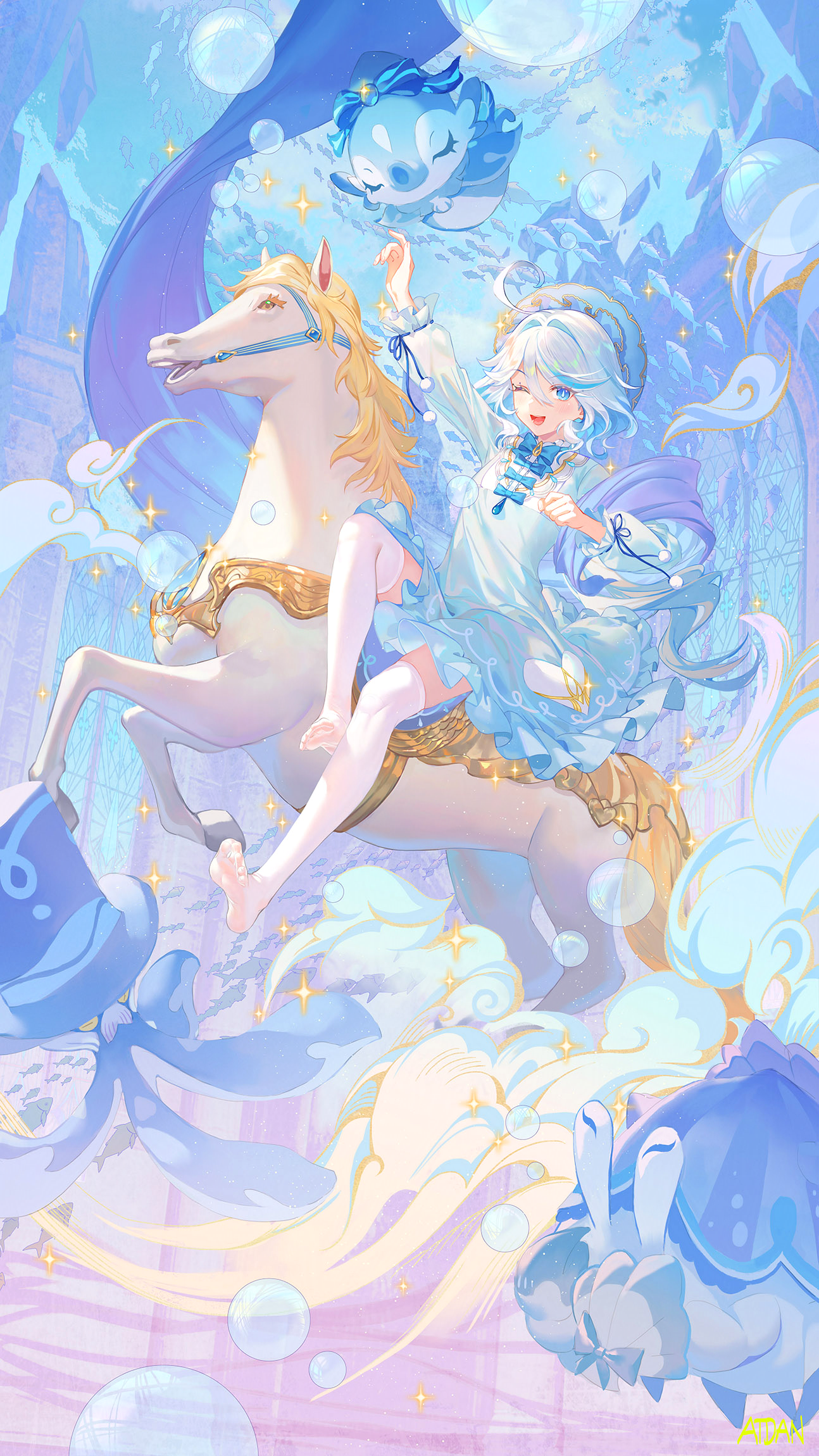 原神冲击｜风奈原神冲击｜动漫女孩