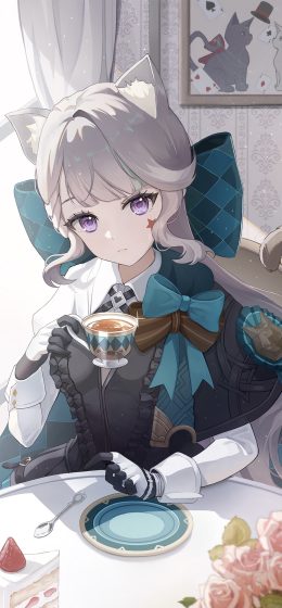 纵向显示｜原神冲击｜动漫女孩