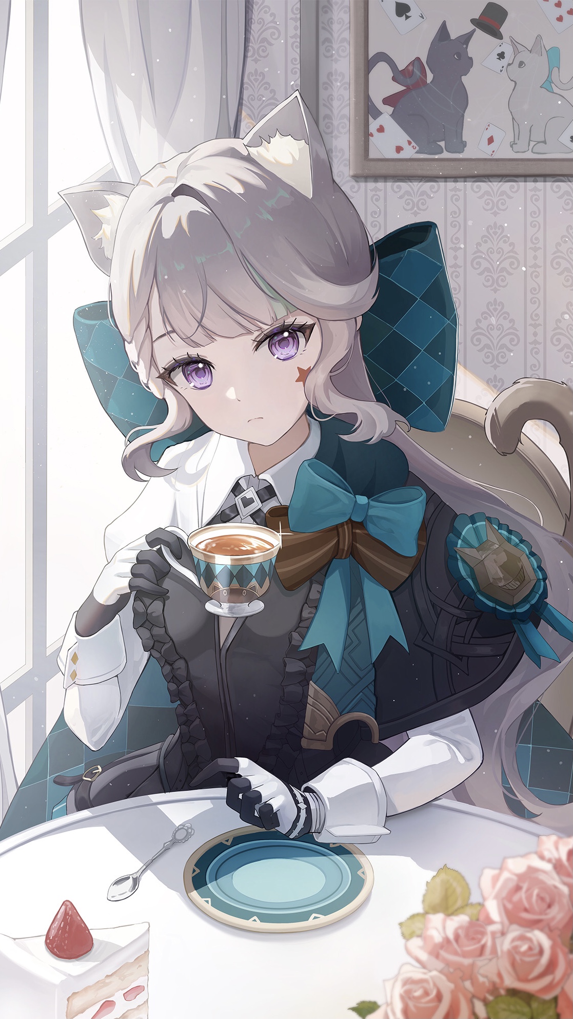 纵向显示｜原神冲击｜动漫女孩