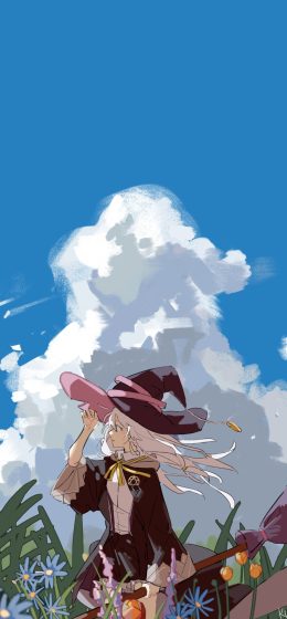 动漫女孩｜埃莱娜·玛乔的塔比比比｜白发