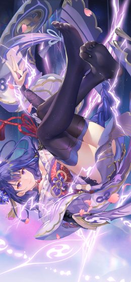 雷电将军原神冲击｜动漫｜动漫女孩