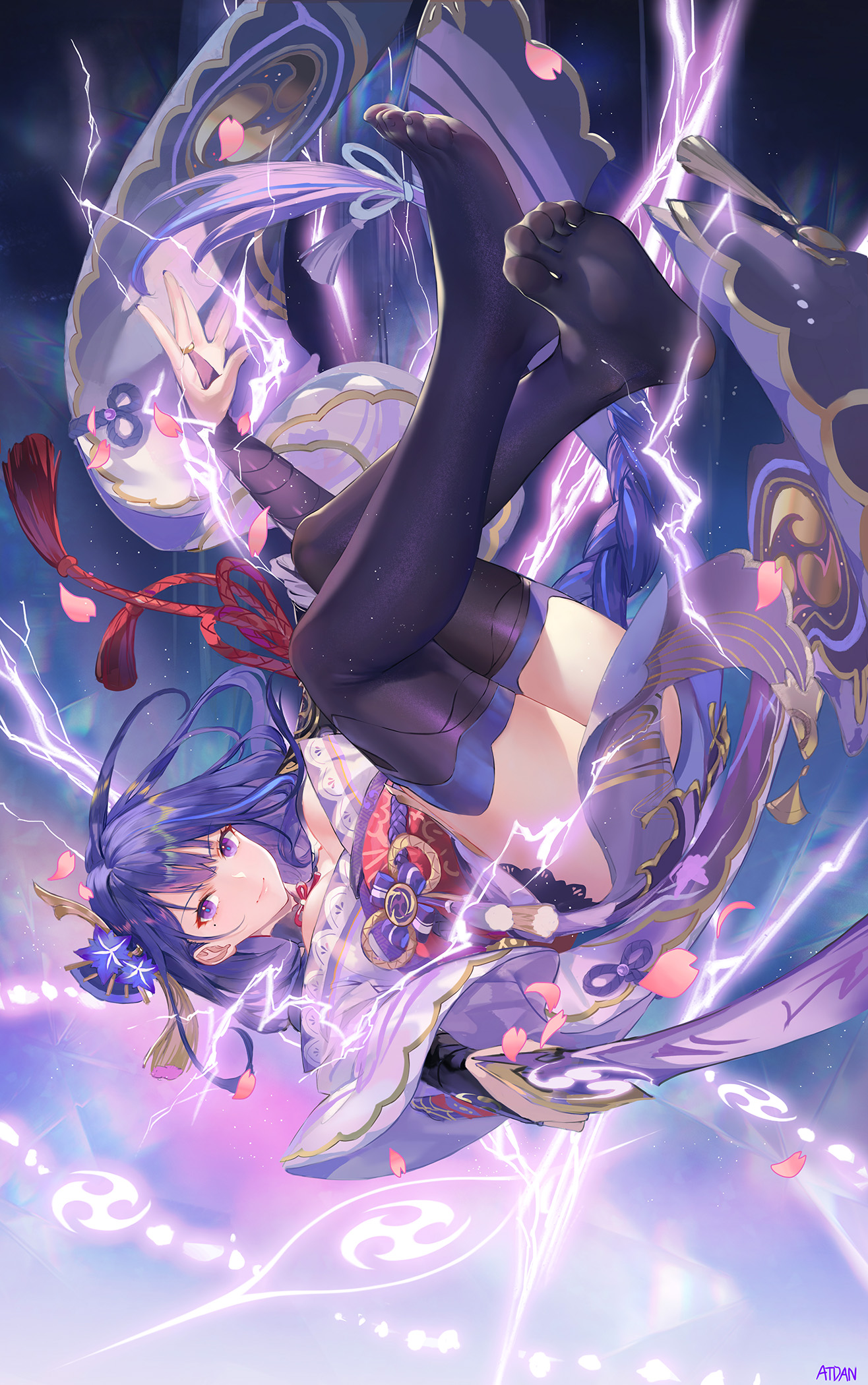 雷电将军原神冲击｜动漫｜动漫女孩