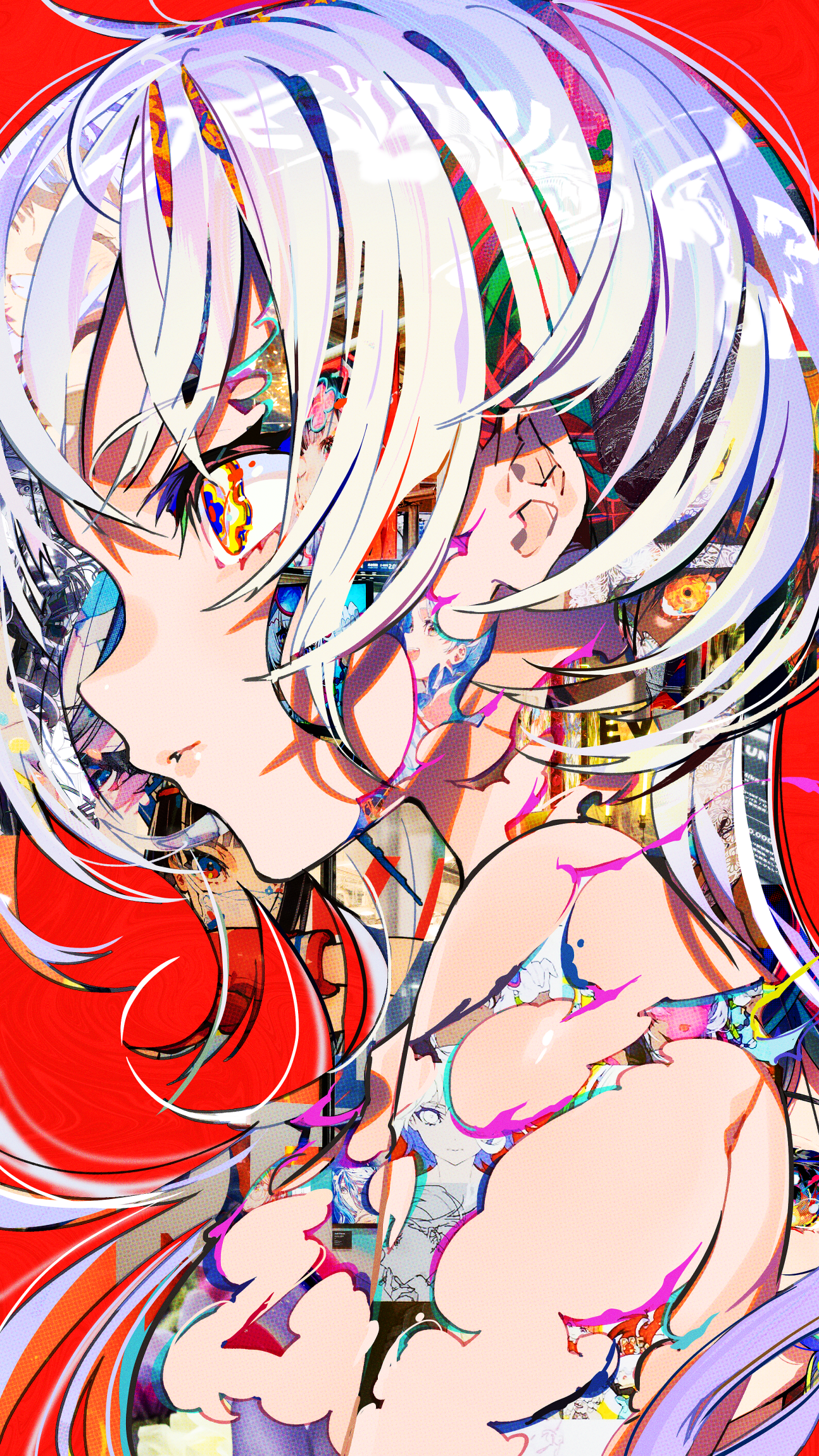 看着别处｜pixiv｜动漫女孩