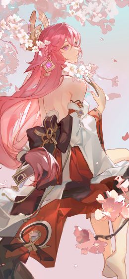 八重巫女原神冲击｜艺术品｜原神冲击