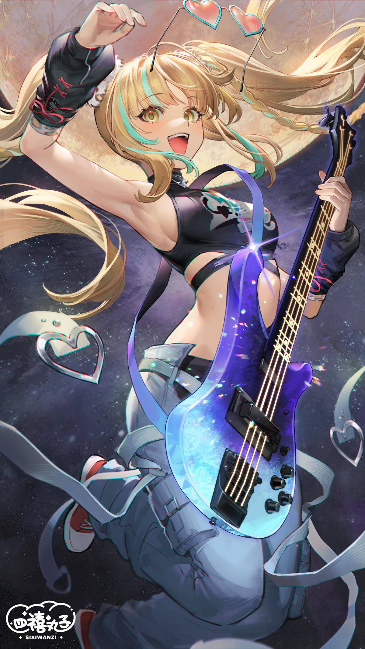 两种色调的头发｜四溪湾子｜纵向显示