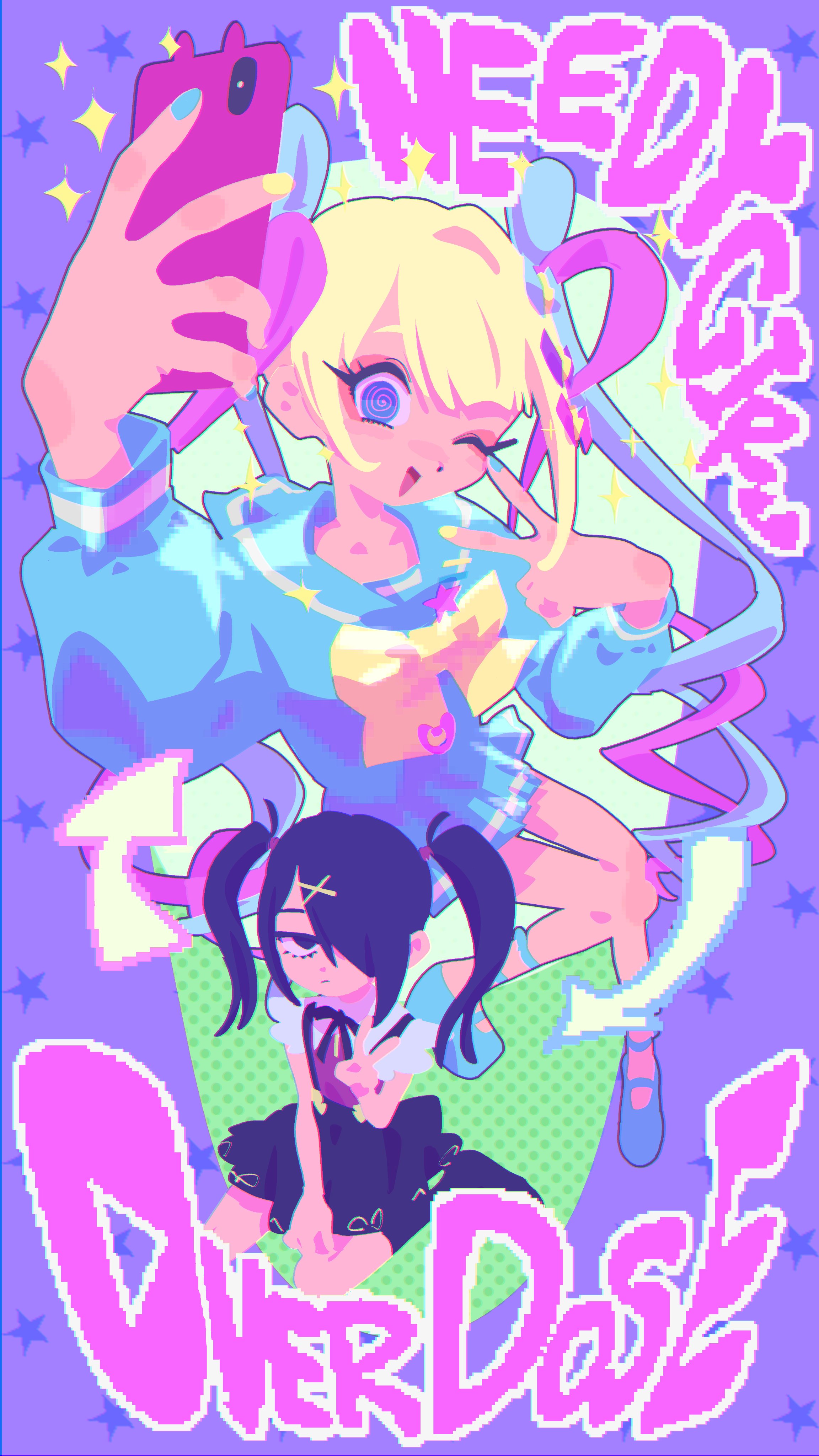 花伏｜动漫女孩｜动漫