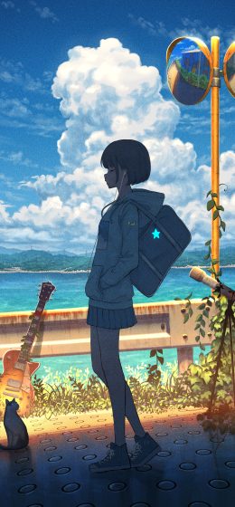 轮廓｜动漫女孩｜动漫