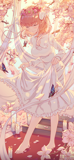 动漫女孩｜5东方之花女｜动漫