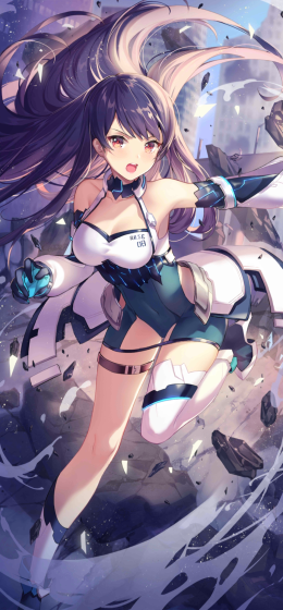 长头发｜动漫女孩｜脚